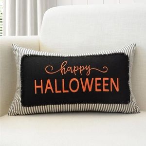 Embroidered Halloween 🎃 Cushion Cover Without Filler